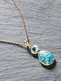 Natural Blue Turquoise Necklace