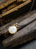 White Moonstone Necklace