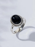 Black&Blue Silver Ring