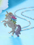 Lucky Unicorn Pendant Necklace