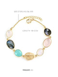 Multicolor Nature Stone Bracelet