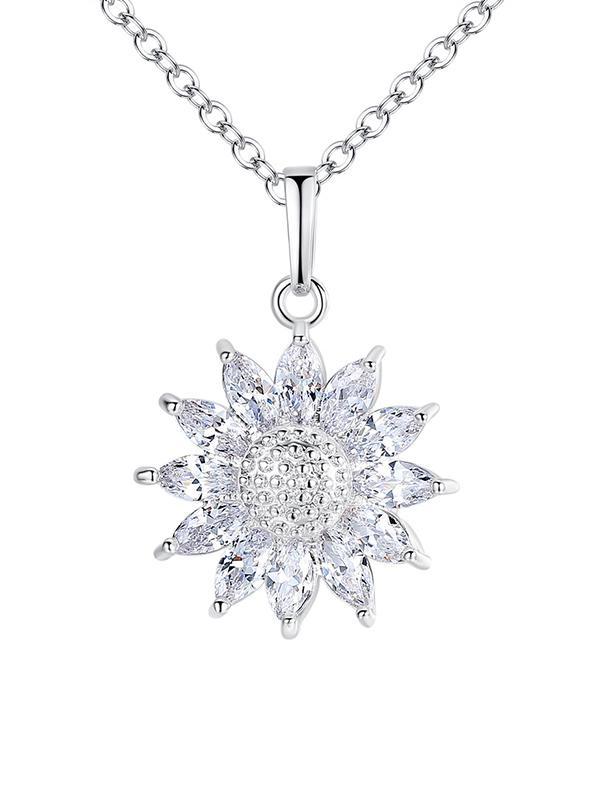 Sun Flower Pattern Necklace
