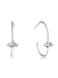 Rough Quartz&Cystal Earrings