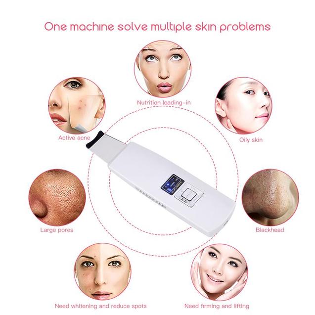 Ultrasonic skin scrubber