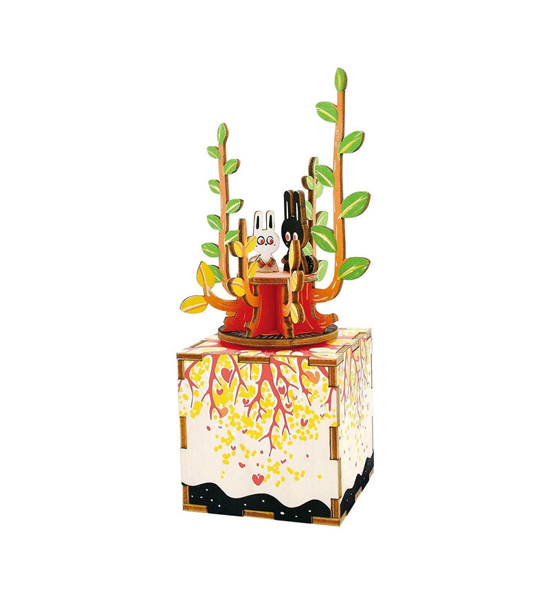 F&S Spring 3D Wooden Music Box Kit
