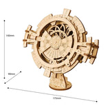 F&S 3D Wooden Mechanical Puzzle DIY Perpetual Calendar Craft Kits Laser-Cut Model Kit to Build for Adults Great Birthday for Women and Men