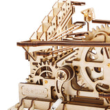 F&S 3D Wooden Laser-Cut Puzzle DIY Assembly Craft Kits Waterwheel Coaster with Steel Balls Best Birthday Gifts for Adults and Kids Age 14 +
