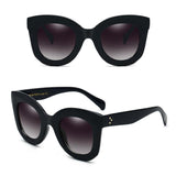 Fashion Large Frame Cat's Eye Sunglasses