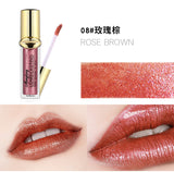 Metallic pearlescent non-stick cup lip gloss matte lip glaze liquid lipstick