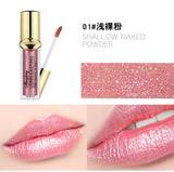 Metallic pearlescent non-stick cup lip gloss matte lip glaze liquid lipstick