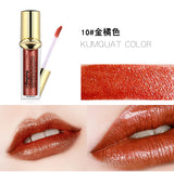 Metallic pearlescent non-stick cup lip gloss matte lip glaze liquid lipstick