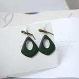 Fashion Europe and America exaggerated geometric bow hollow hollow earrings
