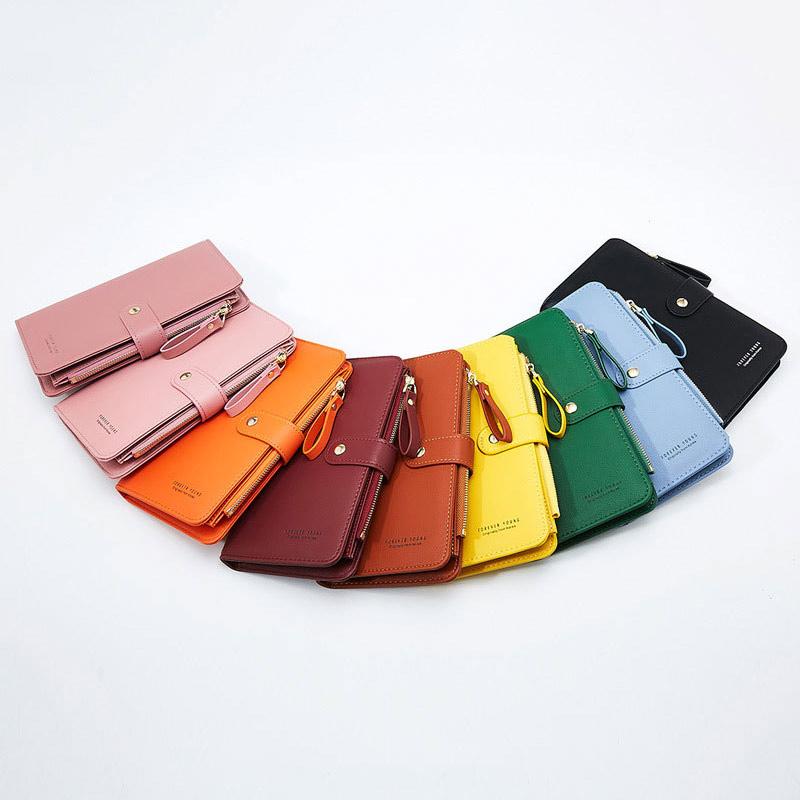 Long zipper Large Capacity Wallet