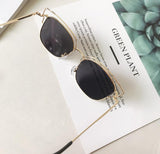 Square Metal Sunglasses