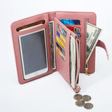 Long zipper Large Capacity Wallet
