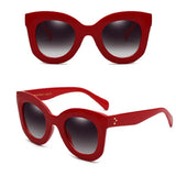 Fashion Large Frame Cat's Eye Sunglasses