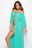 One-shoulder Chiffon Dress