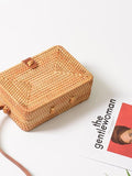 Rattan Crossbody Bag