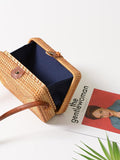 Rattan Crossbody Bag