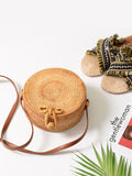 Round Rattan Bag