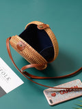 Rattan Crossbody Bag