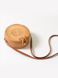 Round Rattan Bag