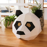 DIY Panda Creative Paper Mask