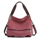 Leisure Solid Color Handbag