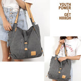 Large Capacity Canvas Handbag