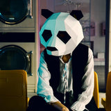 DIY Panda Creative Paper Mask