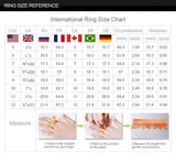 Fashion Europe and America set topaz blue sea zircon ring