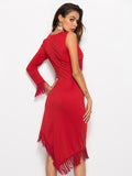 Tassel Irregular Dress