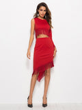 Tassel Irregular Dress