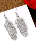 Rhinestone Necklace Earring Set