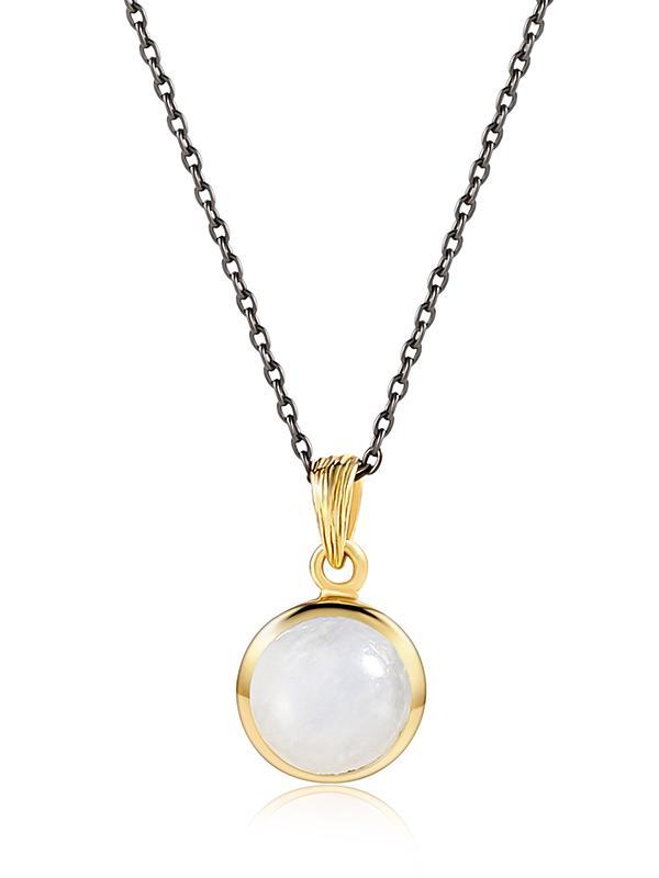 White Moonstone Necklace