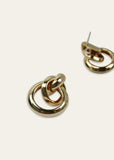 Bright Golden Combined Earrings