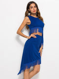 Tassel Irregular Dress