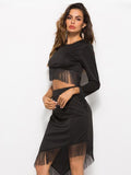 Tassel Irregular Dress