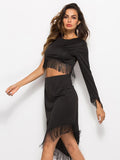 Tassel Irregular Dress