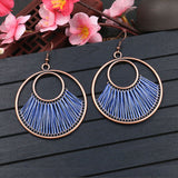 European and American fashion creative circle earrings