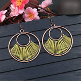 European and American fashion creative circle earrings