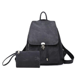 Imitation Denim Pattern Backpack