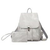 Imitation Denim Pattern Backpack