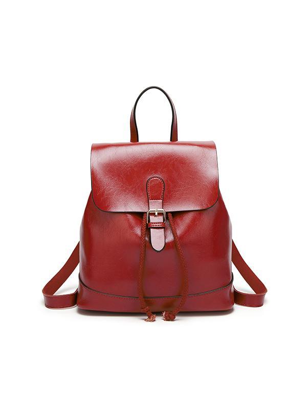 Pu Leather Backpack Bag