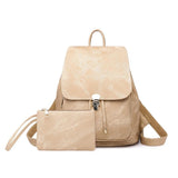 Imitation Denim Pattern Backpack