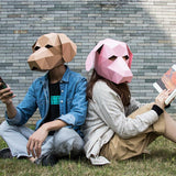 DIY Dog Creative Paper Mask