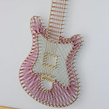 DIY Guitar String Art Painting