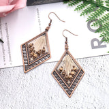 European and American handmade color line woven diamond earrings