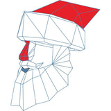 DIY Santa Creative Paper Mask