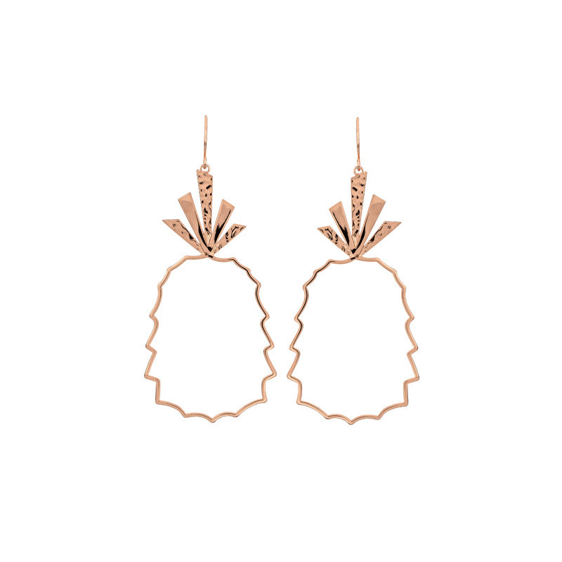 European and American fashion pineapple fruit earrings